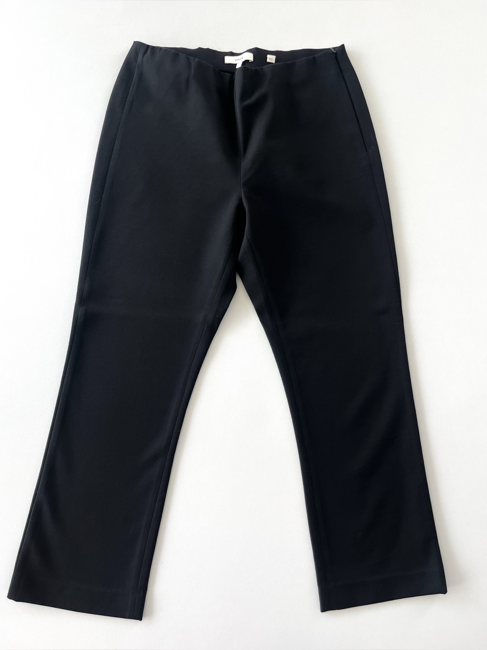 Vince Black Stretch Cropped Ankle Pants Trousers Size Large